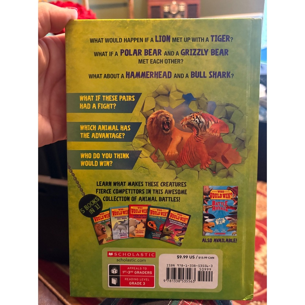 Scholastic Who Would Win Ultimate Showdown 5 Books in 1 Kids Grade 3 - Picture 2 of 2